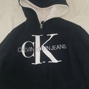 CK zip-up hoodie